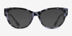 Vogue Eyewear VO5604 Blue Tortoise Éco-responsable Montures de lunettes de vue d'EyeBuyDirect, with Tinted Lenses