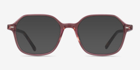 Ray-Ban RB5394 John Violet Acétate Montures de lunettes de vue d'EyeBuyDirect, with Tinted Lenses