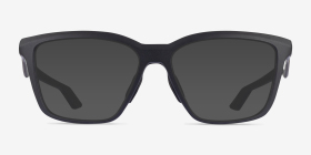 Oakley Enigma Mass Satin Black Plastique Montures de lunettes de vue d'EyeBuyDirect, with Tinted Lenses