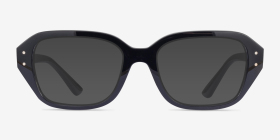 Ray-Ban RB7258 SHEA Noir Plastique Montures de lunettes de vue d'EyeBuyDirect, with Tinted Lenses
