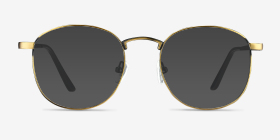 St Michel Bronze Métal Montures de lunettes de vue d'EyeBuyDirect, with Tinted Lenses