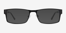 Elliot  Black  Métal Montures de lunettes de vue d'EyeBuyDirect, with Tinted Lenses