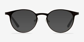 Little Thin Line Café Métal Montures de lunettes de vue d'EyeBuyDirect, with Tinted Lenses