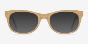 Panama Boisée Acétate Montures de lunettes de vue d'EyeBuyDirect, with Tinted Lenses