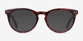 Morning Écailles Acétate Montures de lunettes de vue d'EyeBuyDirect, with Tinted Lenses