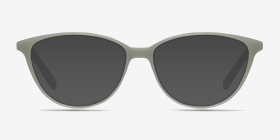 Coco Vert Plastique Montures de lunettes de vue d'EyeBuyDirect, with Tinted Lenses