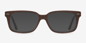 John Brown/Striped Plastique Montures de lunettes de vue d'EyeBuyDirect, with Tinted Lenses