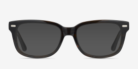 Little John Brun Plastique Montures de lunettes de vue d'EyeBuyDirect, with Tinted Lenses