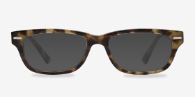 Fairmount Brown Tortoise Acétate Montures de lunettes de vue d'EyeBuyDirect, with Tinted Lenses