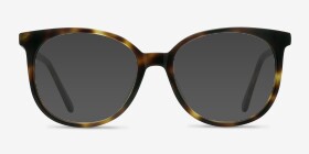 Bardot Écailles Acétate Montures de lunettes de vue d'EyeBuyDirect, with Tinted Lenses