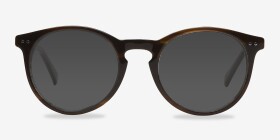 Neptune Brun Acétate Montures de lunettes de vue d'EyeBuyDirect, with Tinted Lenses