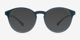 Bright Side Vert Plastique Montures de lunettes de vue d'EyeBuyDirect, with Tinted Lenses