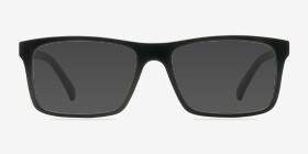 Persian Matte Black Plastique Montures de lunettes de vue d'EyeBuyDirect, with Tinted Lenses