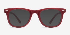 Flurries Rose Plastique Montures de lunettes de vue d'EyeBuyDirect, with Tinted Lenses