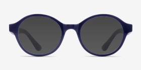 Little Plato Bleu marine  Plastique Montures de lunettes de vue d'EyeBuyDirect, with Tinted Lenses