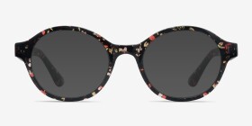 Little Plato Fleuries Plastique Montures de lunettes de vue d'EyeBuyDirect, with Tinted Lenses