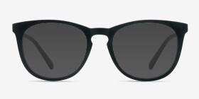 Little Providence Matte Black Plastique Montures de lunettes de vue d'EyeBuyDirect, with Tinted Lenses