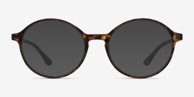 Poetic Matte tortoise Plastique Montures de lunettes de vue d'EyeBuyDirect, with Tinted Lenses