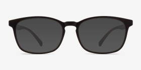 Forest Matte Brown Plastique Montures de lunettes de vue d'EyeBuyDirect, with Tinted Lenses