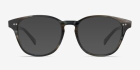 Lucid London Fog Acétate Montures de lunettes de vue d'EyeBuyDirect, with Tinted Lenses