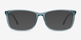 Constellation Clear Blue Acétate Montures de lunettes de vue d'EyeBuyDirect, with Tinted Lenses