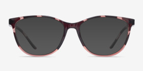 Release Fleuries Plastique Montures de lunettes de vue d'EyeBuyDirect, with Tinted Lenses