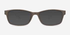 Danny Brun Plastique Montures de lunettes de vue d'EyeBuyDirect, with Tinted Lenses