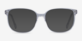 Joanne Transparent Acétate Montures de lunettes de vue d'EyeBuyDirect, with Tinted Lenses