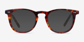 Ona Warm Tortoise Acétate Montures de lunettes de vue d'EyeBuyDirect, with Tinted Lenses