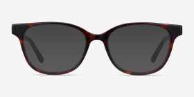 Patra Écailles Acétate Montures de lunettes de vue d'EyeBuyDirect, with Tinted Lenses