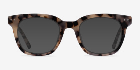 Romy Écaille ivoire Acétate Montures de lunettes de vue d'EyeBuyDirect, with Tinted Lenses