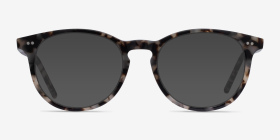 Aura Écaille ivoire Acétate Montures de lunettes de vue d'EyeBuyDirect, with Tinted Lenses