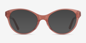 Dilly Rose Acétate Montures de lunettes de vue d'EyeBuyDirect, with Tinted Lenses