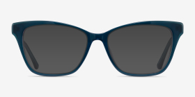 Jelly Teal Purple Acétate Montures de lunettes de vue d'EyeBuyDirect, with Tinted Lenses