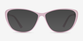 Orbital Matte Purple Plastique Montures de lunettes de vue d'EyeBuyDirect, with Tinted Lenses