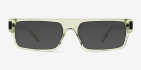 Mox Crystal Olive Green Acétate Montures de lunettes de vue d'EyeBuyDirect, with Tinted Lenses