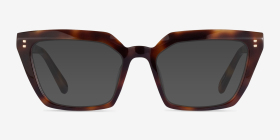 Caitlin Écailles Acétate Montures de lunettes de vue d'EyeBuyDirect, with Tinted Lenses