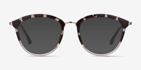 Lightworks Pink Floral Plastic-metal Montures de lunettes de vue d'EyeBuyDirect, with Tinted Lenses