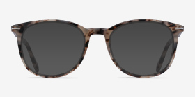 Ninah Écaille ivoire Acetate-metal Montures de lunettes de vue d'EyeBuyDirect, with Tinted Lenses