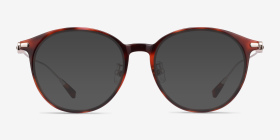 Colette Pink Tortoise Métal Montures de lunettes de vue d'EyeBuyDirect, with Tinted Lenses