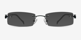 Lance Noir Titanium Montures de lunettes de vue d'EyeBuyDirect, with Tinted Lenses