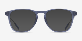 Smith Bleu Métal Montures de lunettes de vue d'EyeBuyDirect, with Tinted Lenses