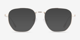 Lumi Doré Titanium Montures de lunettes de vue d'EyeBuyDirect, with Tinted Lenses