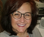 Mary R. - Matte Gray  - round - plastic