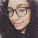 Cynnamen M. - Brown Floral - round - plastic